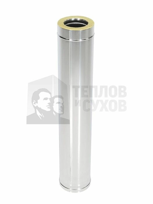 Труба термо ТТ-Р 1000 с хомутом (316-0.8/304-0.5) Теплов и Сухов