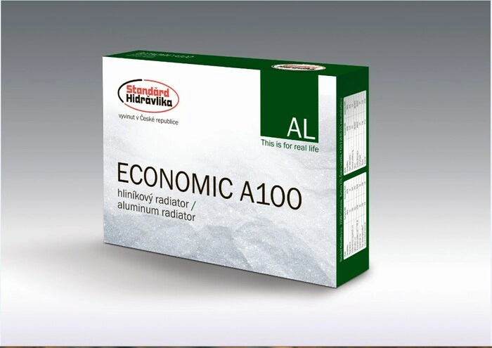 Алюминиевый радиатор Standard Hidravlika Economic A100 500