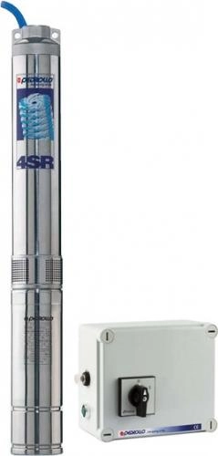 Глубинный насос для воды Pedrollo 4SR4m/15 F-PD с QEM 200