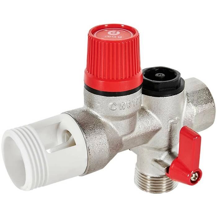 Группа безопасности для бойлера ROMMER RVS-0007-007020 6 бар 3/4