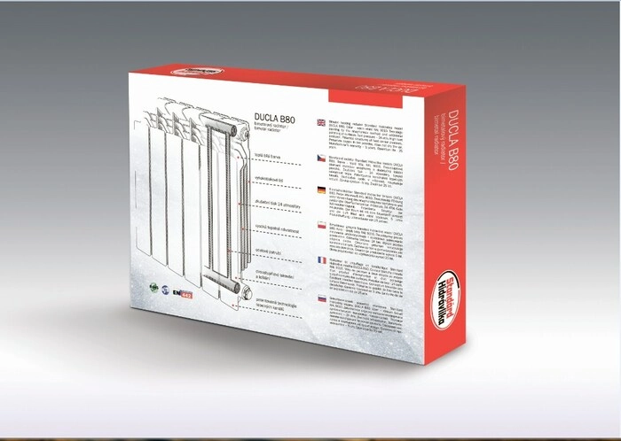 Биметаллический радиатор Standard Hidravlika Ducla B80 500