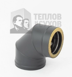 Отвод Термо 87* ОТ-Р (430-0,8/430) MC Black (t < 200°С) Теплов и Сухов