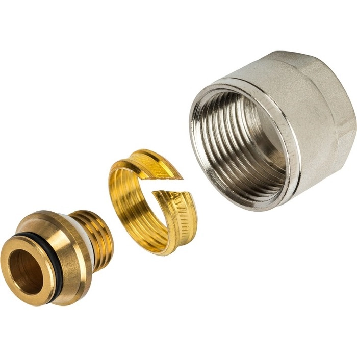 Фитинг компрессионный для труб PEX-AL-PEX 20х2,0х3/4 STOUT (SFC-0021-002020)
