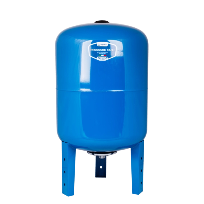Мембранный бак для систем водоснабжения напольный Aquario VT100 (100л), вертикальный