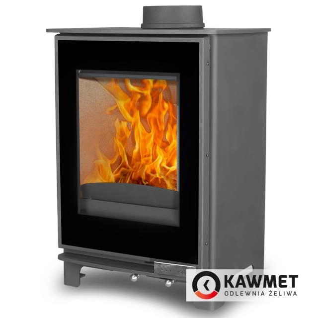 Печь-камин KawMet Premium S17 Dekor 4,9 kW