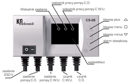 Контроллер KG Elektronik CS-08