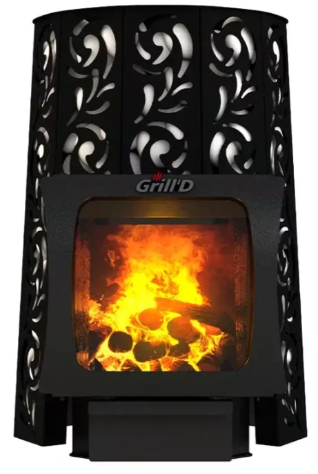 Печь банная Grill'D Violet Long Window Max