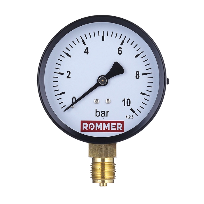 Манометр радиальное подключение ROMMER 50мм (0-0,6 MPa) G1/4 (RIM-0010-500608)