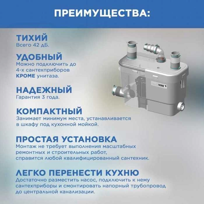 Канализационная установка SFA Sanivite