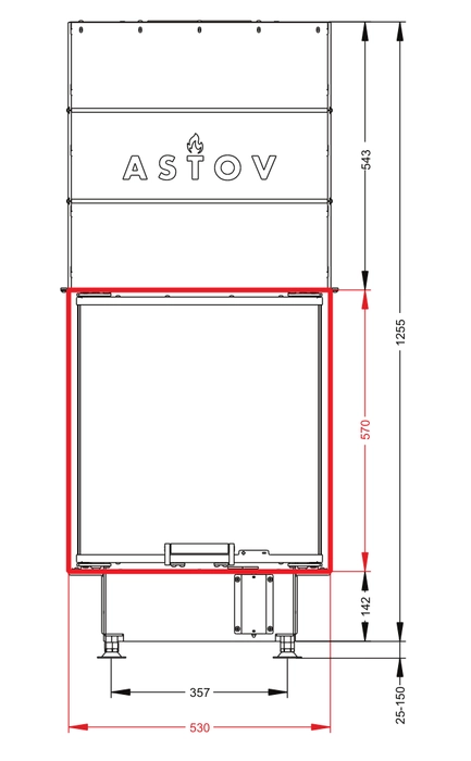 Топка ASTOV П3С 5357