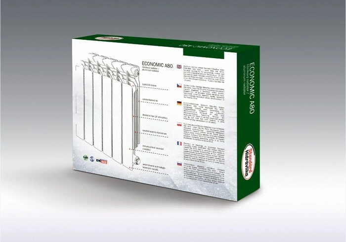 Алюминиевый радиатор Standard Hidravlika Economic A80 500