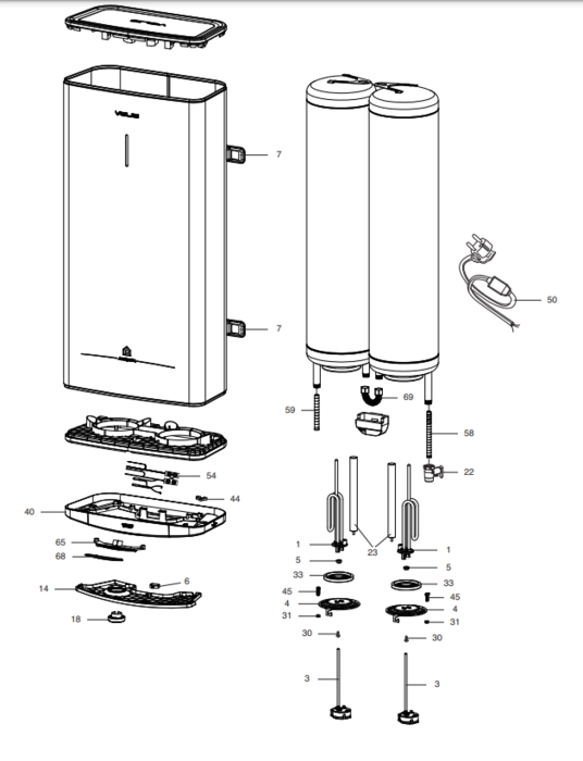 Электрический водонагреватель ARISTON ABS VLS PRO INOX R 100 (3700688)