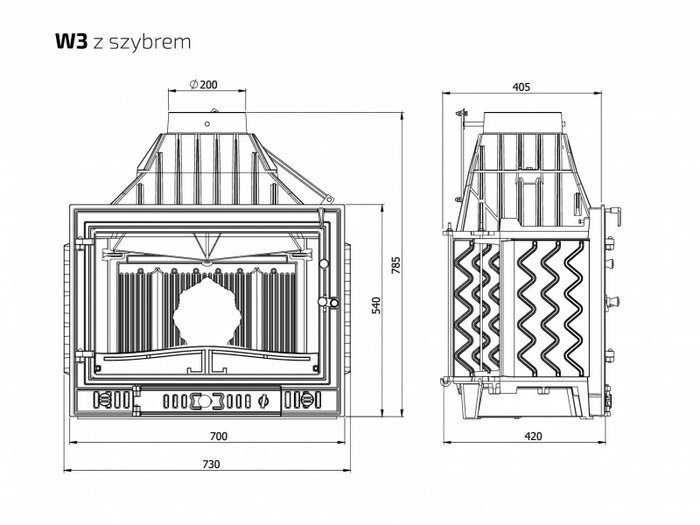 Топка KawMet W3