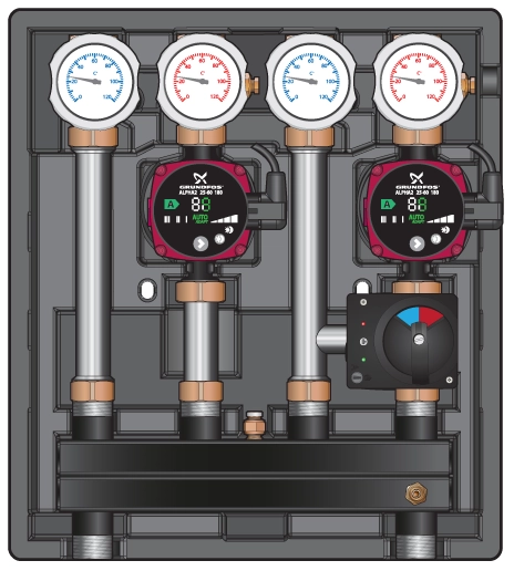 Насосная группа Meibes Kombimix UK/MK (STM) с насосом WITA HE OEM2 40/60