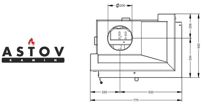 Топка ASTOV П2С 700