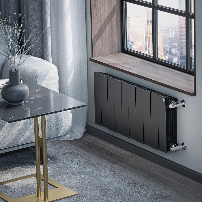 Биметаллический радиатор Royal Thermo PianoForte Noir Sable 300 от БелЭлектроТоп - продажа и установка отопительного оборудования