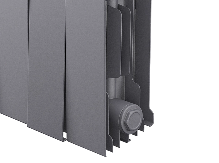 Биметаллический радиатор Royal Thermo PianoForte Silver Satin 200